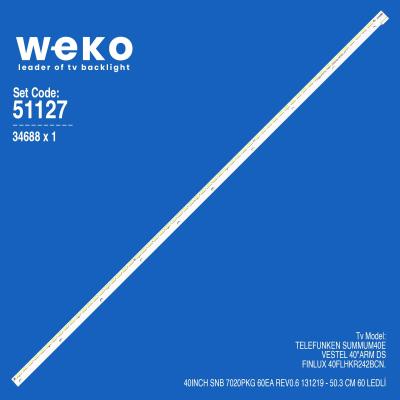 34688X1 40INCH SNB 7020PKG 60EA REV0.6 131219  1 ADET LED BAR