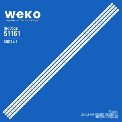 35827X4 42T09-05B - TT42T09006RXD6XXB0600992 4 ADET LED BAR