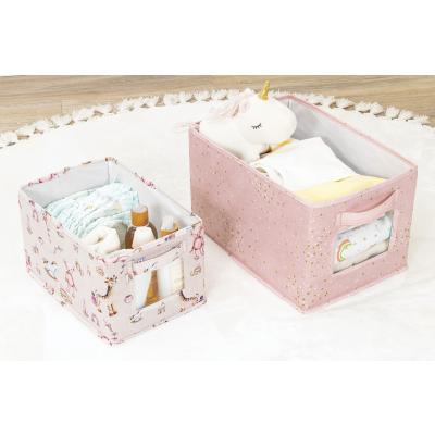 Bebek 2 Li Pencereli Düzenleyici Kutu - Pembe