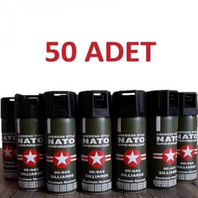 Biber Gazı Nato Büyük Boy 50 Adet