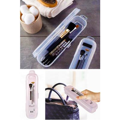 Multi Şeffaf Kapaklı Çanta İçi Saklama - Diş Fırçası - Makyaj Fırçası - Kalemlik Kutusu