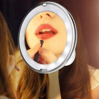10 Kat Görüntü Büyüten Led ışıklı Pratik Makyaj ve Traş Büyüteç Aynası