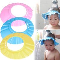 Ayarlanabilir Bebek Banyo Şapkası Mavi Küvet Şapkası Başlığı