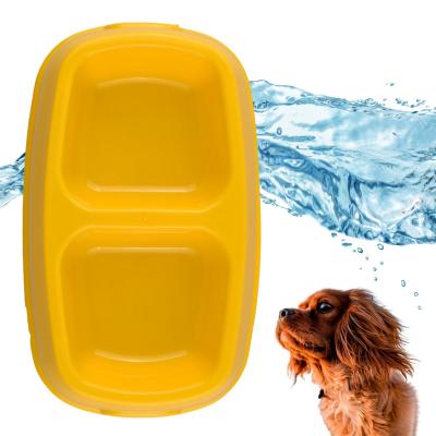 Evcil Hayvan Mama Ve Su Kabı (Sarı)