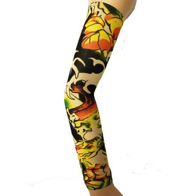 Giyilebilir Kol Dövmesi Çorap Dövme 3D Baskılı Kol Bacak Dövme 2 Adet Model 47
