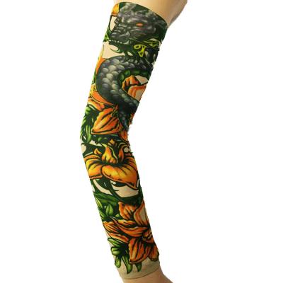 Giyilebilir Kol Dövmesi Çorap Dövme 3D Baskılı Kol Bacak Dövme 2 Adet Model 46