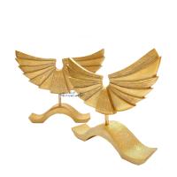 Go ithalat® Dekoratif İkili Kartal Kanatları Biblo - Gold
