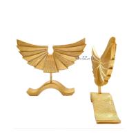 Go ithalat® Dekoratif İkili Kartal Kanatları Biblo - Gold
