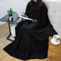 Giyilebilir Kollu Battaniye - Siyah (Türk Malı)
