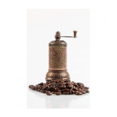 Osmanlı Motifli Kahve ve Baharat Değirmeni Gümüş